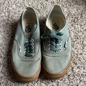 Vans Olive Canvas Men's Sneakers